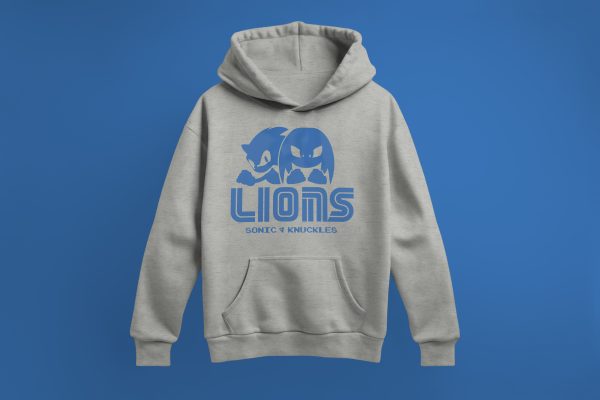 Kids fleece hoodie - Lions Sonic & Knuckles