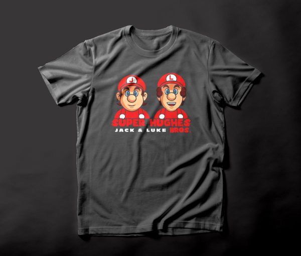 Super Hughes Bros. Tee - Jack & Luke Hughes - Image 3